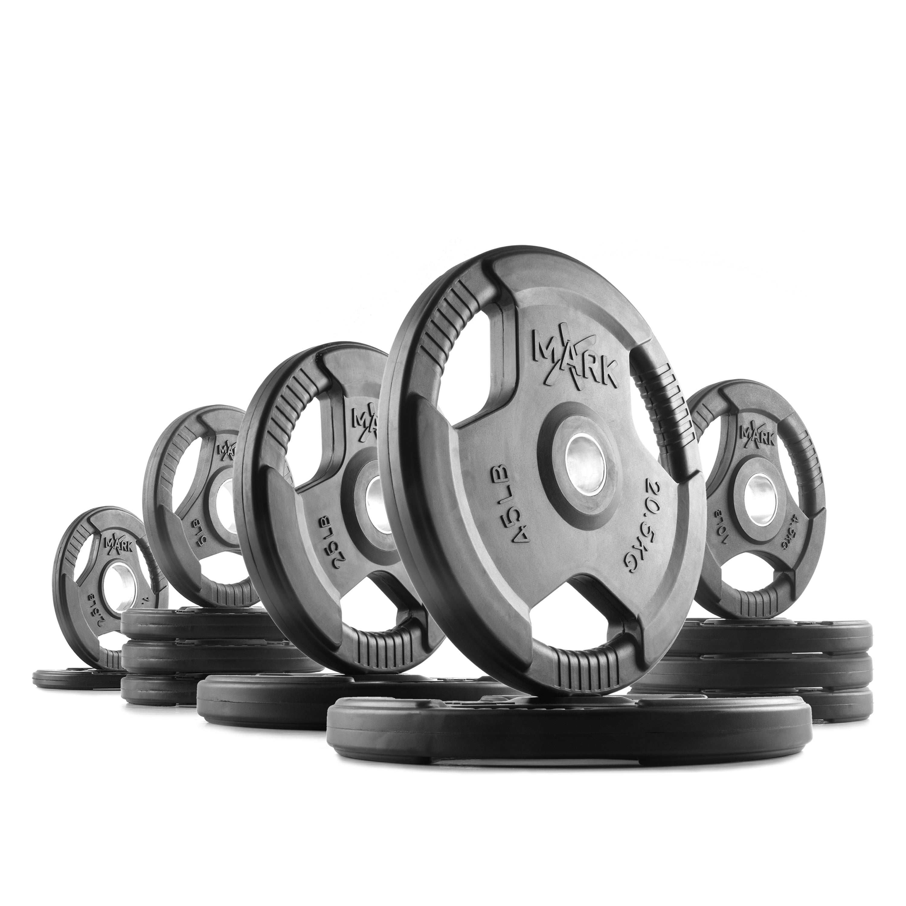 Tri Grip Olympic Weight Plates - High-Quality Gym Equipment for Strength Training & CrossFit Workouts
