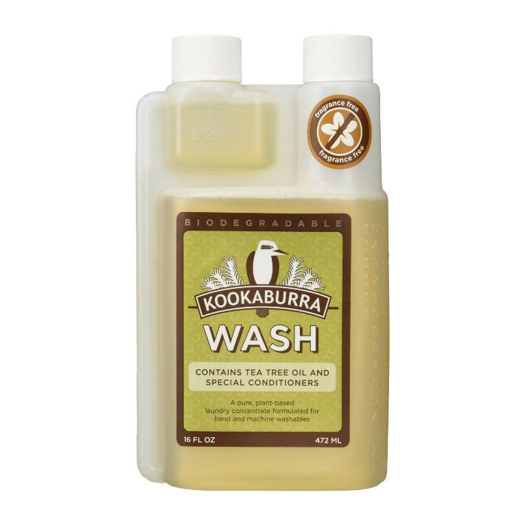 Kookaburra Wool Wash - Unscented Delicate Fabric Detergent for Hand & Machine Washing (16 oz) - Gentle Care for Wool, Cashmere & Baby Clothes