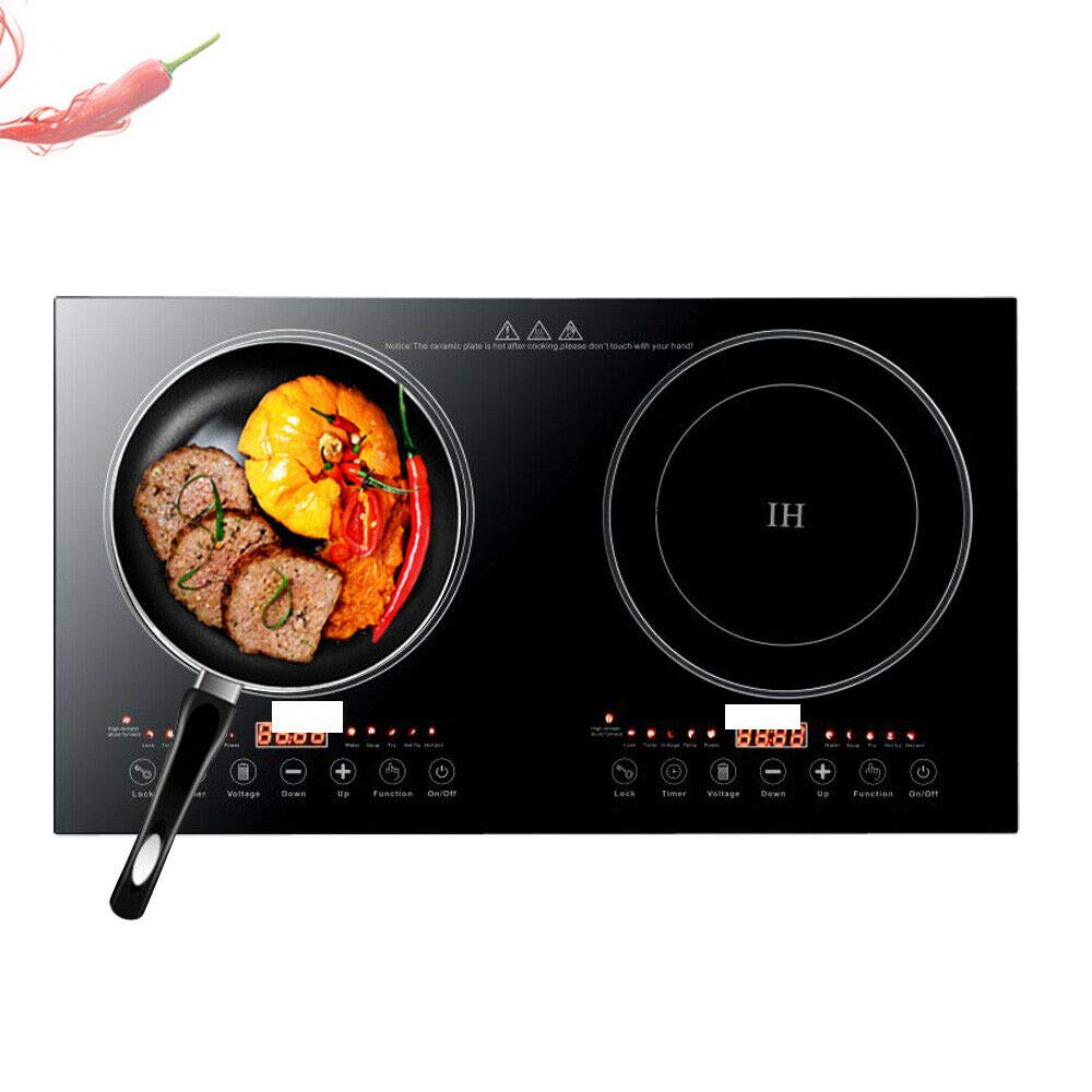2400W Portable Electric Induction Cooktop with Digital Display - 110V Countertop Burner for Fast Cooking | Perfect for Dorms, RVs, Small Kitchens & Outdoor Cooking