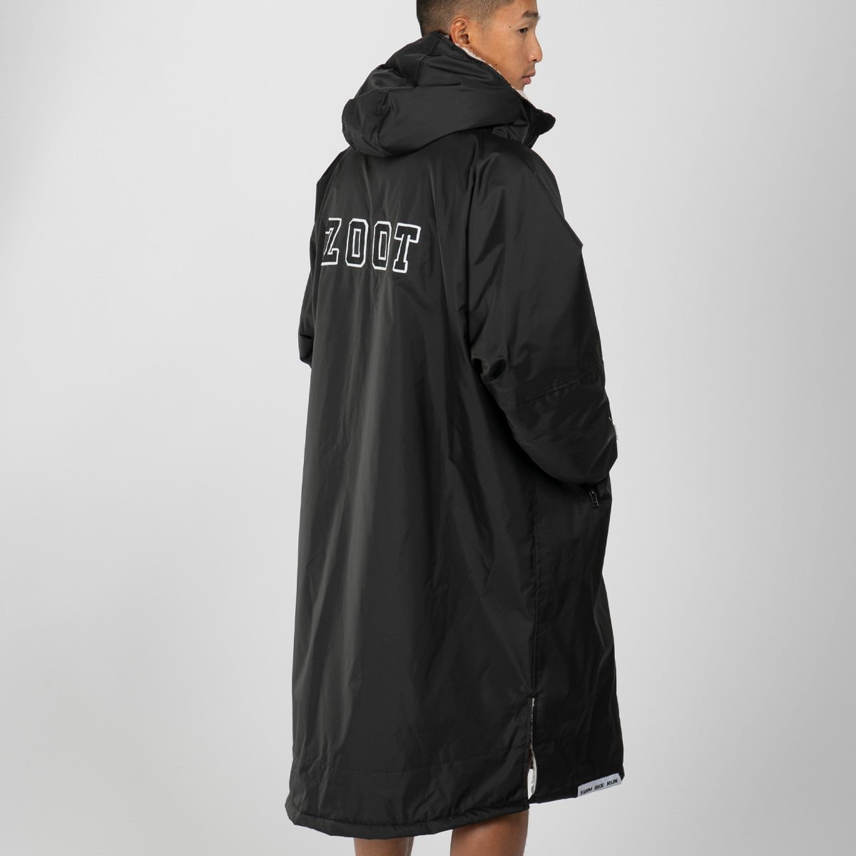 Unisex Ultra Swim Parka - Waterproof & Quick-Dry Swim Jacket for Men & Women (Black) | Perfect for Swimming, Surfing & Beach Activities