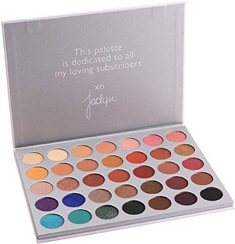 CARAPACE GIRL BEAUTY JH Makeup Eyeshadow Palette - Long Lasting Waterproof Matte & Shimmery Eyeshadows for Women, Multicolor Pigmented Shades | Perfect for Day to Night Makeup, Party & Special Occasions