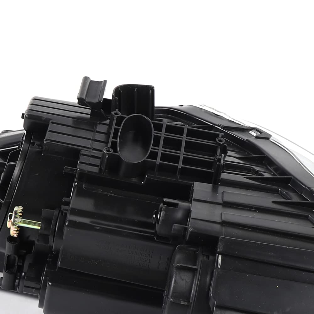 2011-2013 Hyundai Elantra Right Passenger Side Headlight Assembly - OEM Replacement Halogen Headlamp with Black Housing (Part# HY2502161) | Perfect for Night Driving & Foggy Conditions