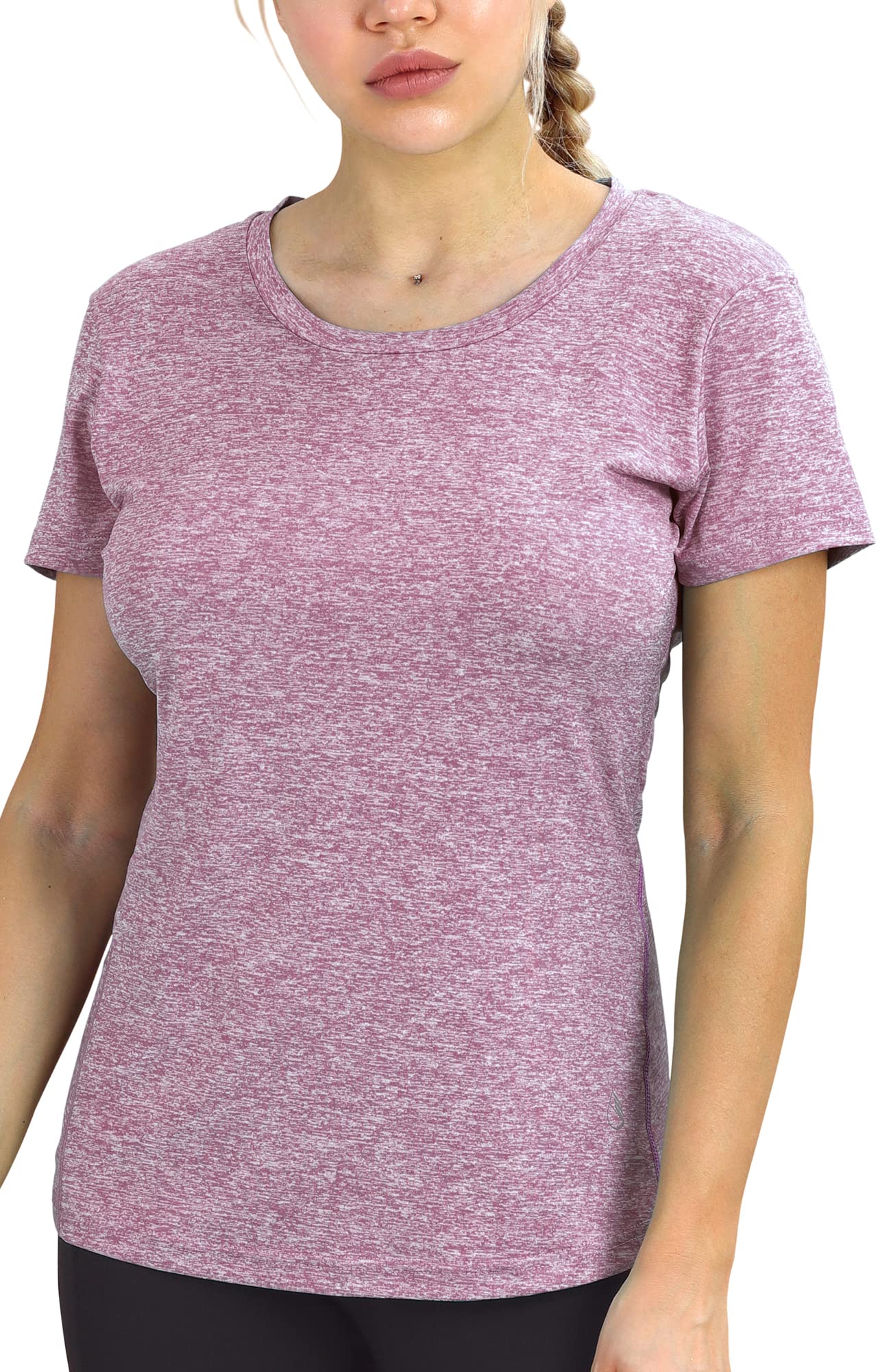 IcyZone Women's Workout Running T-Shirts - Breathable Athletic Yoga Tops for Gym, Fitness & Exercise | Perfect for Running, Yoga & Training Sessions