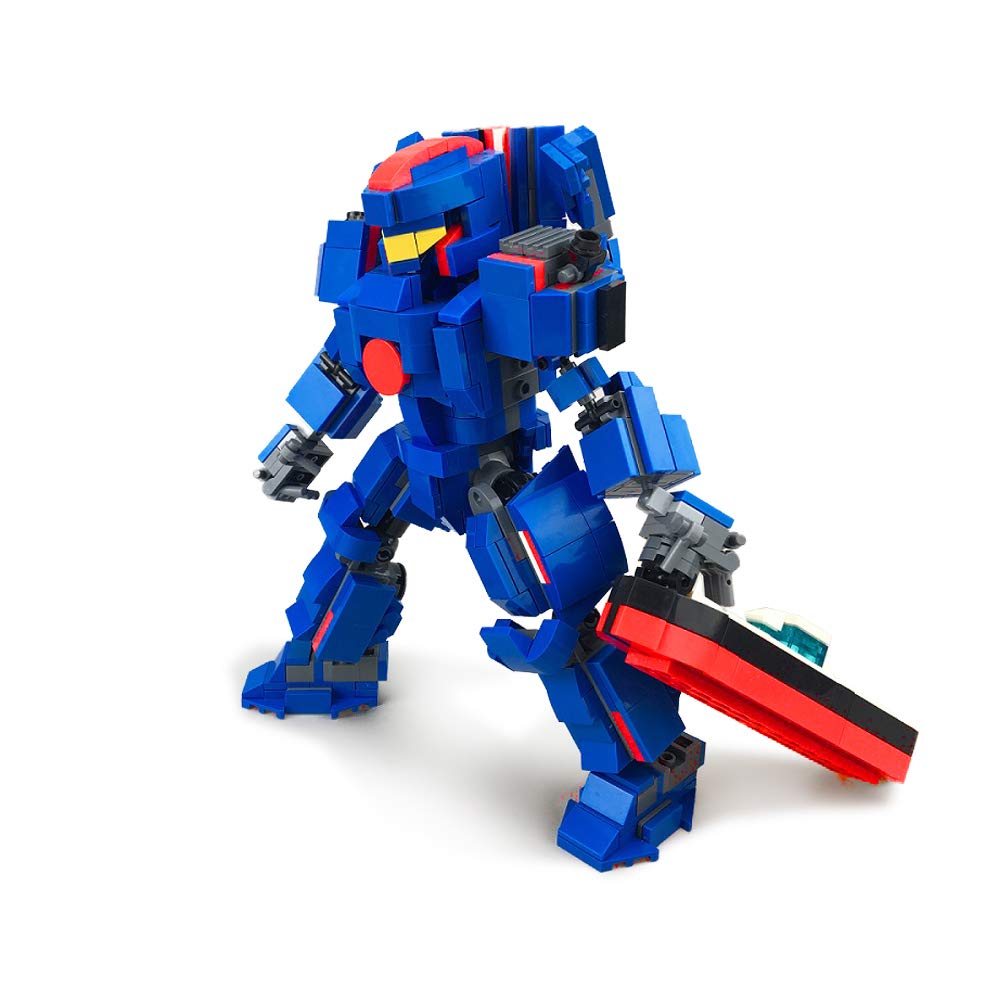 Dangerous Wanderer MOC Frame Mech Robot Building Blocks Set - 590 Pieces STEM Toy for Adults & Kids | Creative Construction, DIY Projects & Collectible Display