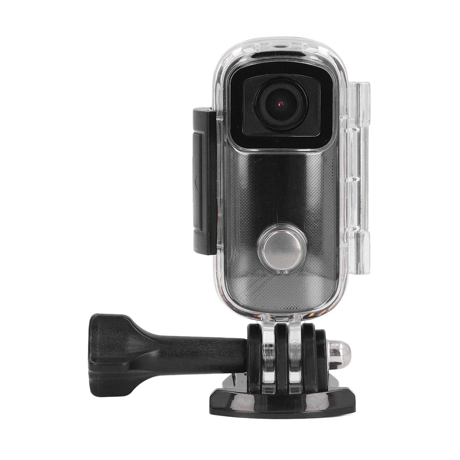 Compact Action Camera for Outdoor Adventures - Lightweight Pet Camera for Travel & Hiking (Black) - Perfect for Vlogging, Sports, and Pet Monitoring