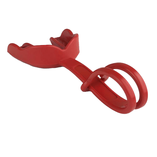 Red Mouthguard with Strap - Comfortable & Secure Fit for Boxing, MMA, and Sports Protection