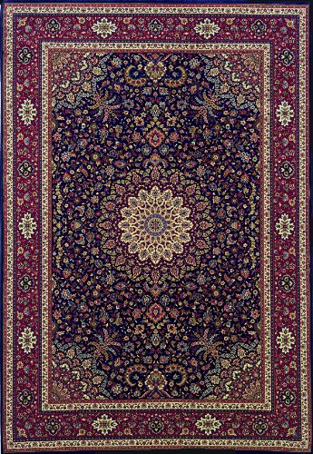 Oriental Weavers Ariana 95B 8-Foot Round Area Rug - Soft Modern Boho Chic Carpet for Living Room, Bedroom & Dining Room Decor