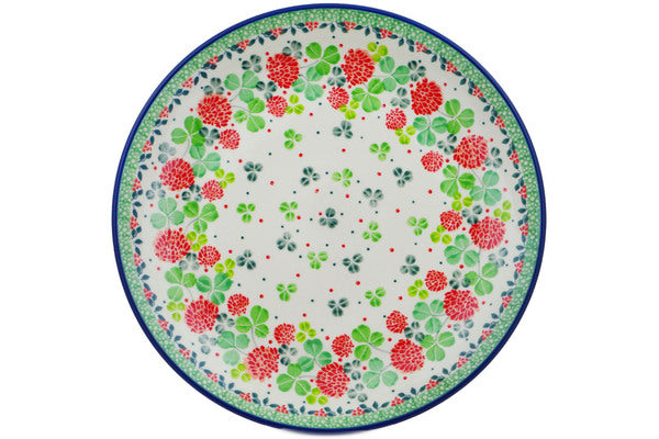 10-Piece Clover Flower Wreath Dinner Plate Set - Elegant Floral Design for Dining, Parties & Home Decor