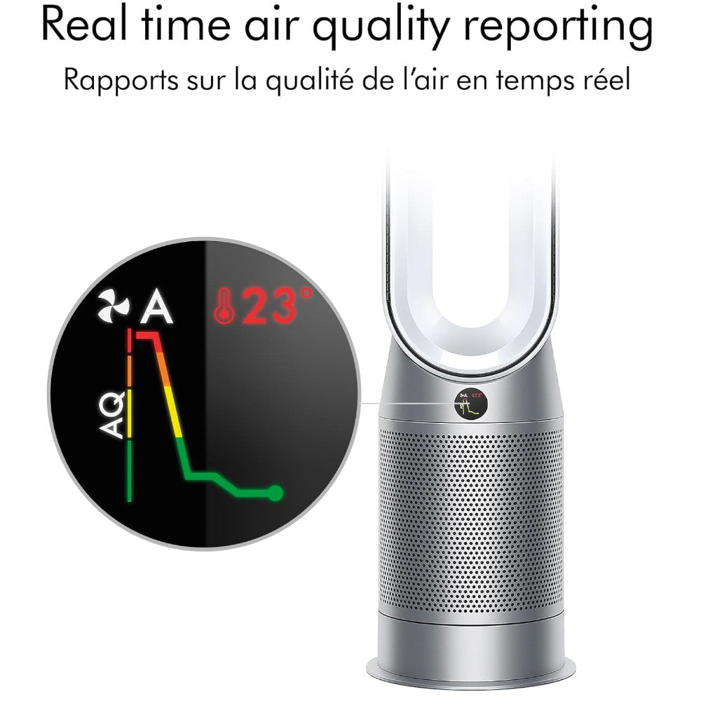 Dyson HP07 Hot + Cool Air Purifier with HEPA Filter - Certified Refurbished with 1-Year Warranty | All-Season Use for Bedroom, Office & Living Room