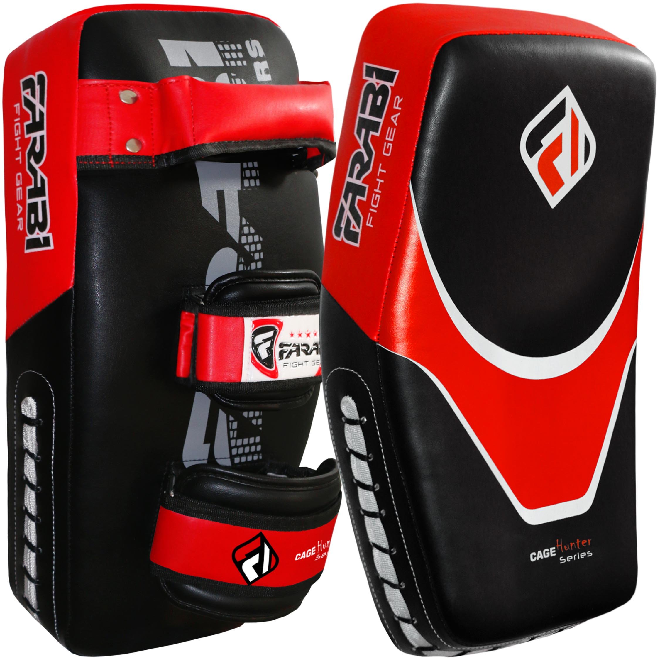 Farabi Kick Shield - Curved Thai Pad for MMA, Muay Thai & Martial Arts Training - Durable Strike Pads for Boxing, Focus Mitts & Punching Drills - Perfect for Sparring, Fitness & Combat Sports Practice
