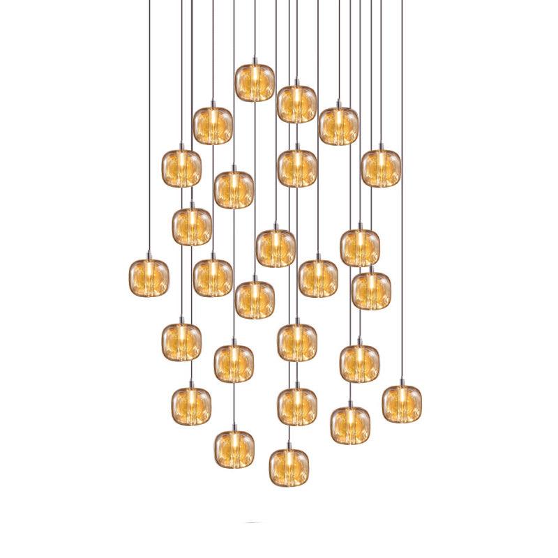 Cubie Chandelier - Modern Crystal Ceiling Light Fixture for Dining Room, Living Room & Bedroom | Elegant Home Decor Lighting