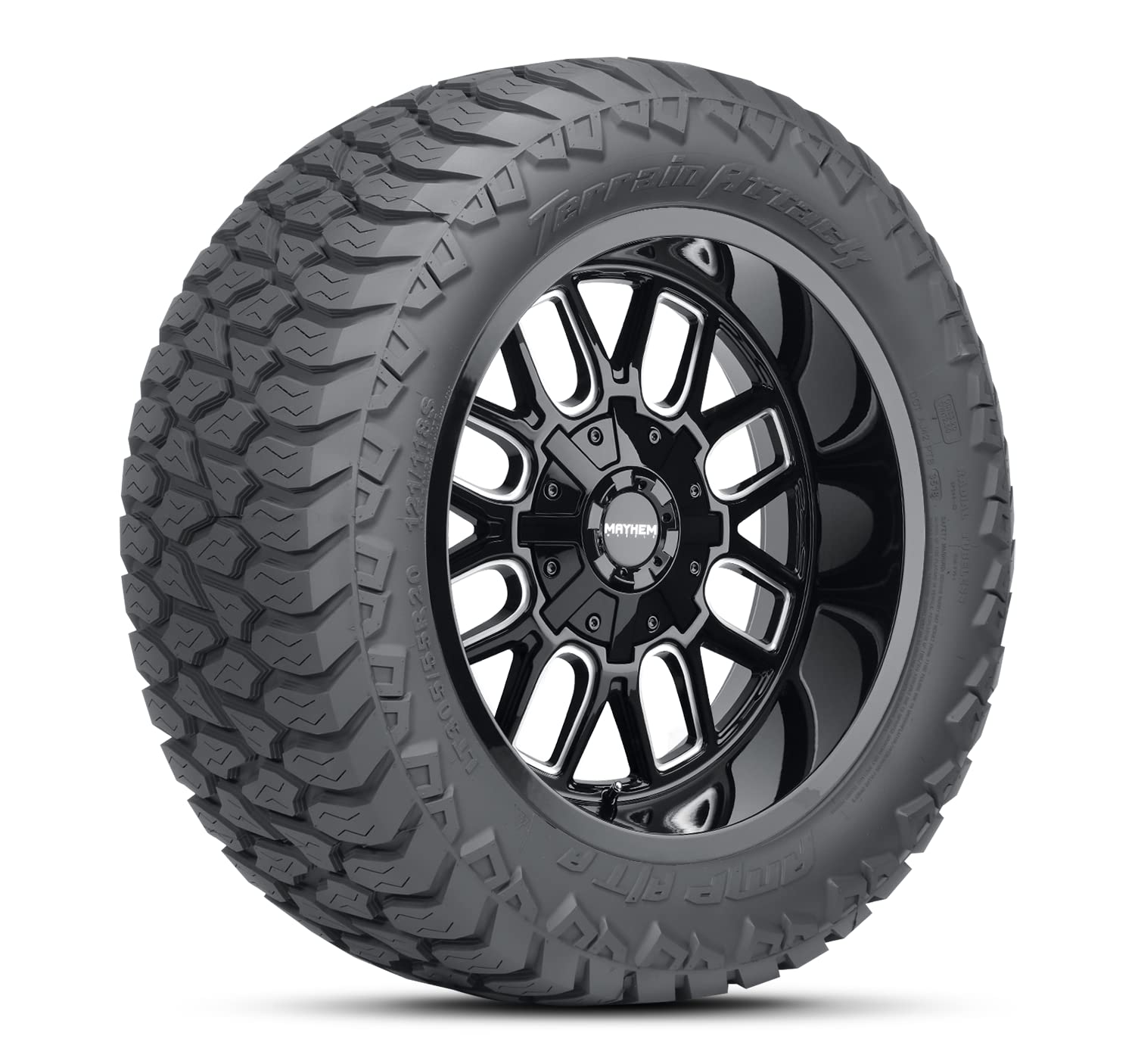 Amp Tires 275/55R20 AMP/CA3 Attack AT All-Terrain Tires for Trucks & SUVs - Off-Road, Highway & Winter Driving