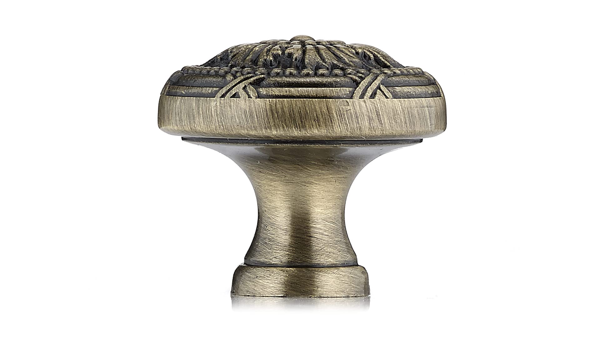 Richelieu Hardware BP82465AE Châteauguay Collection 1 1/4-inch (32mm) Antique English Traditional Cabinet Knob - Vintage Drawer Pull for Kitchen Cabinets, Bathroom Vanity & Furniture - Perfect for Home Renovation & DIY Projects