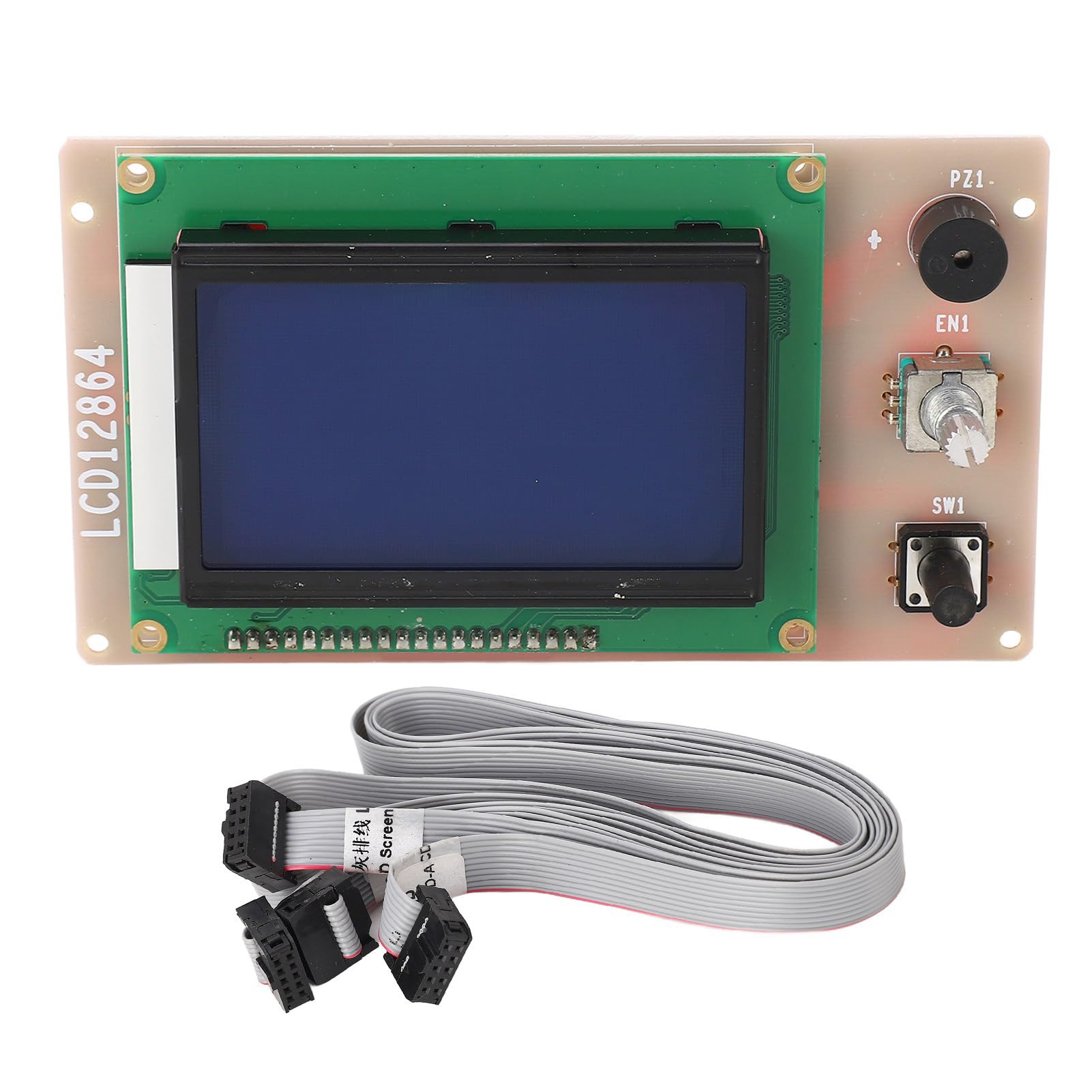 3D Printer LCD Display Screen 12864 - Replacement Controller Module for A6 A8 Plus E12 E16 - High Resolution Touch Panel for Smooth 3D Printing Operations - Perfect for Home DIY Projects and Professional 3D Printing Workshops