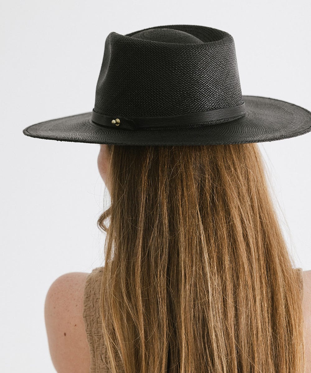 Carmen Panama Straw Hat for Women - Wide Brim Sun Hat with UPF 50+ Protection - Perfect for Beach, Travel, and Summer Outdoor Activities