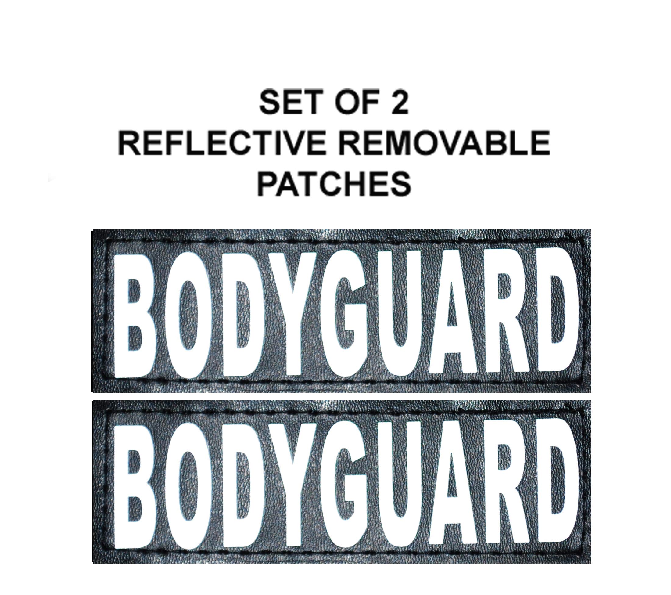Body Guard Service Dog Vest Harness with Removable Patches - 2 Reflective Patches Included (Tie Dye, Girth 30-42