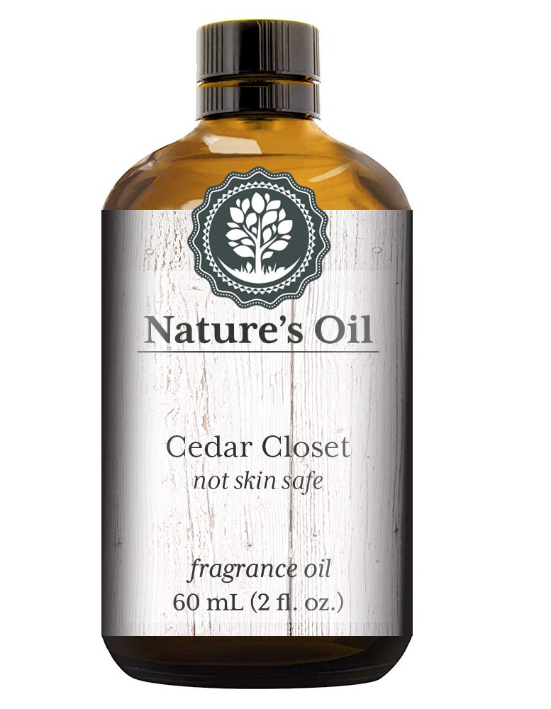 Premium Cedarwood Essential Oil (60ml) - Natural Aromatherapy for Diffusers, Candles, Home Fragrance, Linen Spray & DIY Slime - Relaxing Wood Scent for Spa, Yoga & Bedroom