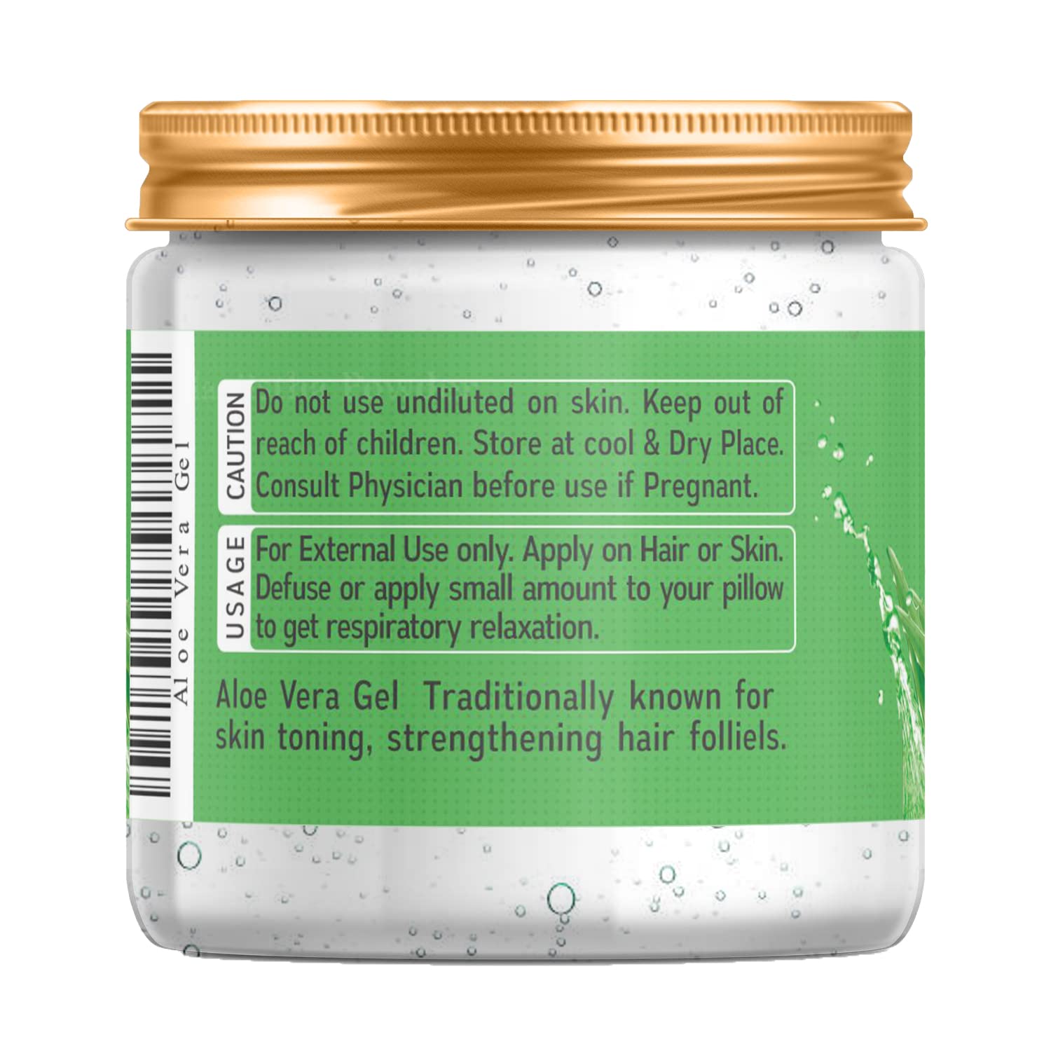 Forest Ocean Aloe Vera Gel - Multipurpose Beauty Gel for Skin & Hair Care with Vitamin E & Natural Emollients (175ml, Paraben Free) | Perfect for Sunburn Relief, Moisturizing Dry Skin & Hair Conditioning