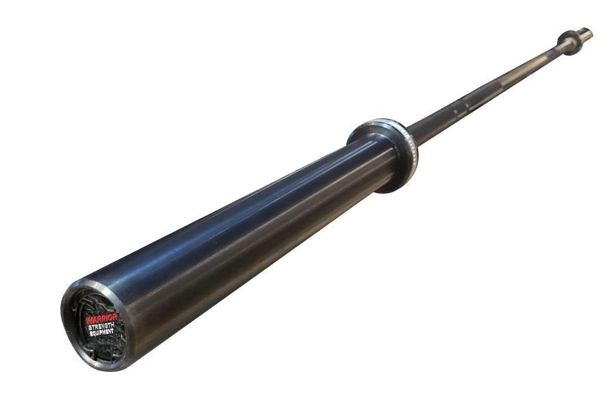Warrior 8 Bearing Cerakote Olympic Barbell - All Black Weightlifting Bar for CrossFit, Powerlifting & Home Gym Training