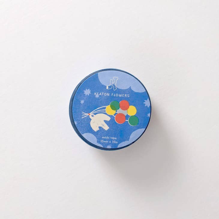 Bird Celebration Washi Tape - Decorative Japanese Paper Tape for Scrapbooking, Journaling, Gift Wrapping & DIY Crafts - Perfect for Bullet Journals, Planners, and Home Decor