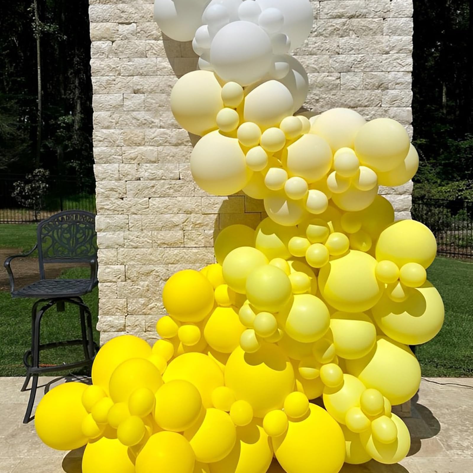 110pcs 12 Inch Yellow Latex Balloons - Bulk Party Balloons for Graduation, Wedding, Birthday, Gender Reveal, Baby Shower & Anniversary - Sunflower & Honeybee Theme Party Decorations - Perfect for Indoor & Outdoor Celebrations