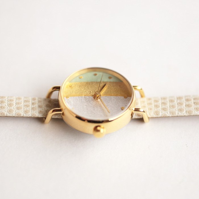 Elegant Women's Green Agate Wristwatch - Japanese Handmade Quartz Watch for Women, Perfect for Daily Wear, Office & Special Occasions
