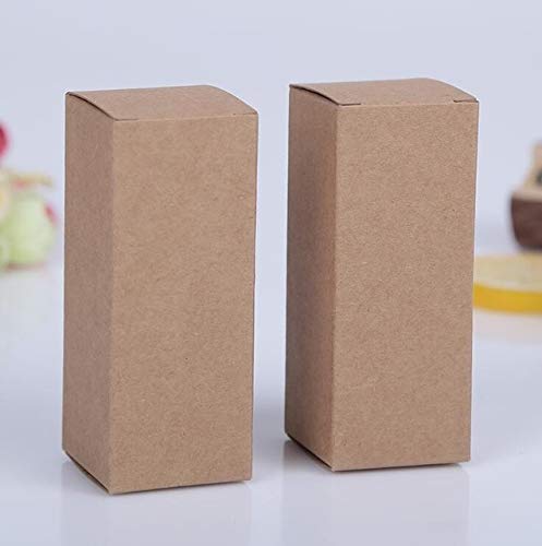 ShineBear 10pcs Kraft Gift Boxes 6x6x8cm - DIY Wedding Candy & Soap Packaging for Gifts