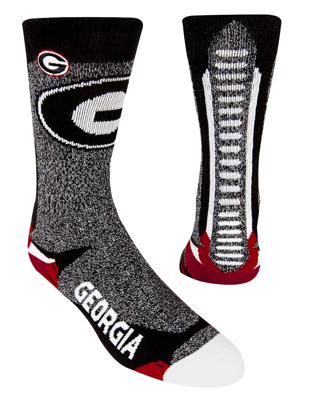 Men's NCAA Downtown Crew Socks by For Bare Feet - Comfortable Athletic Socks for Basketball, Running & Casual Wear