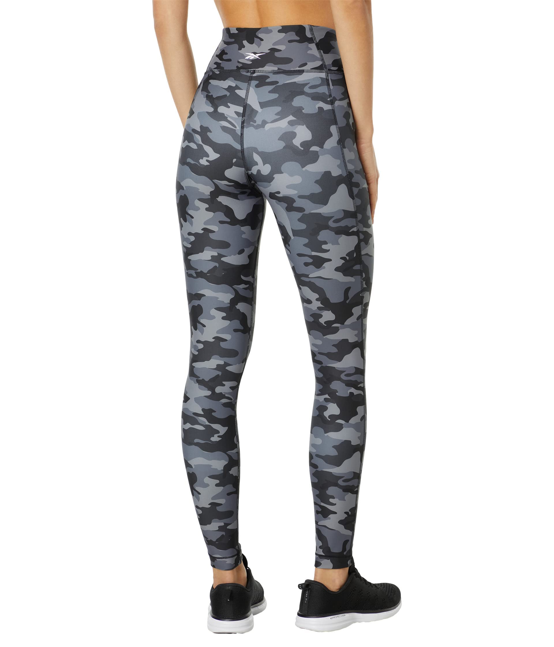 Reebok Women's Lux High-Waisted Yoga Leggings - Comfortable Workout Pants for Running, Gym & Lounge Wear