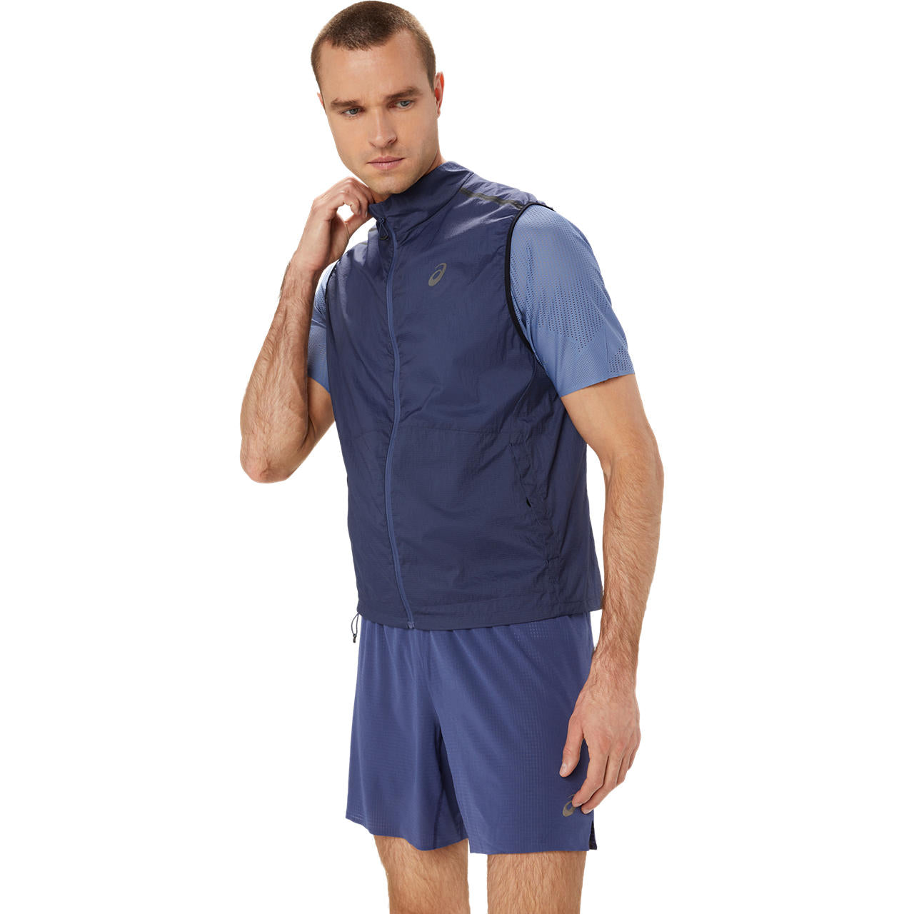ASICS Men's Metarun Packable Running Vest - Lightweight Breathable Windproof Jacket for Outdoor Jogging, Hiking & Travel