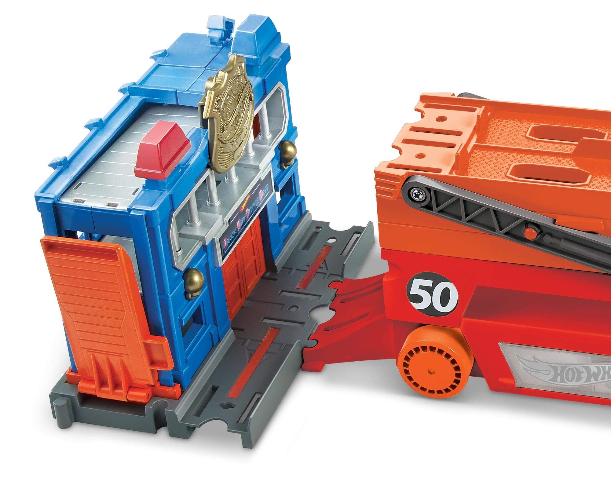 Hot Wheels Mega Hauler Toy Car Track Set - 6 Expandable Levels with Storage for 50+ 1:64 Scale Vehicles | Connects to Other Hot Wheels Sets | Perfect for Kids' Racing Adventures & Collectible Display