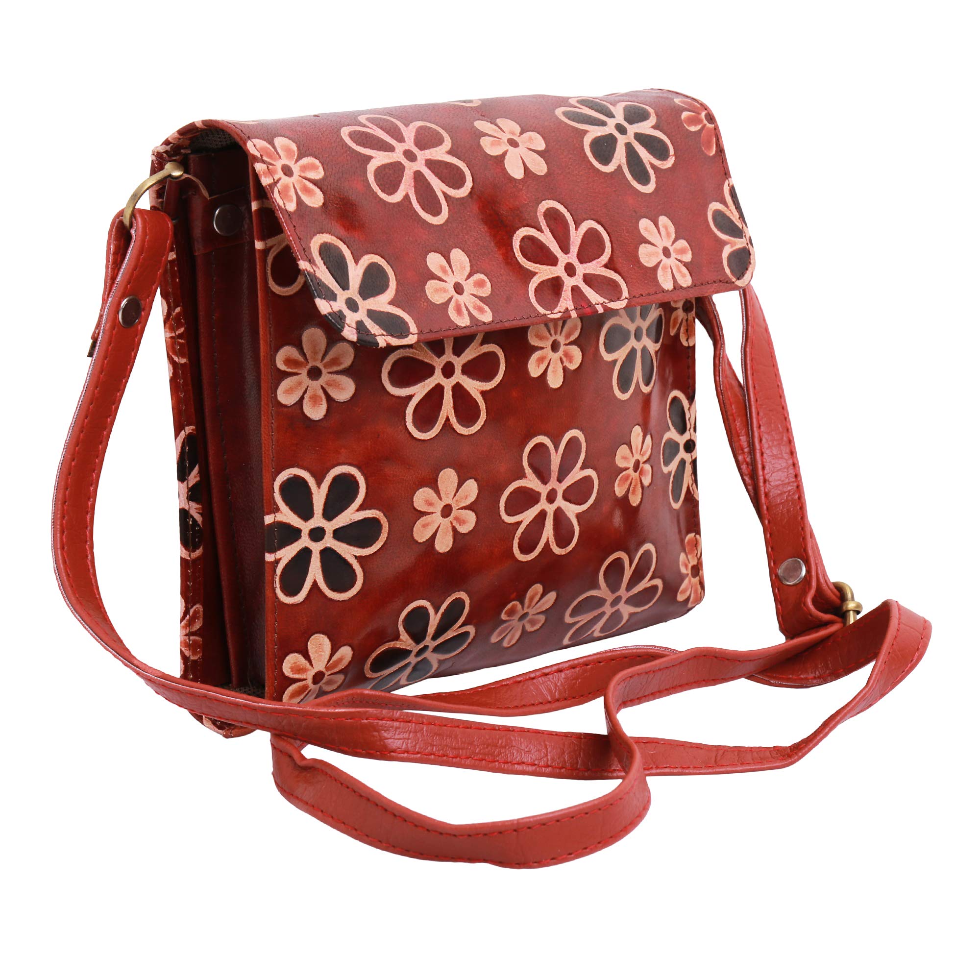 Stylish Leather Crossbody Purse for Women - Small Shoulder Bag with Adjustable Strap, Perfect for Everyday Use, Travel & Shopping