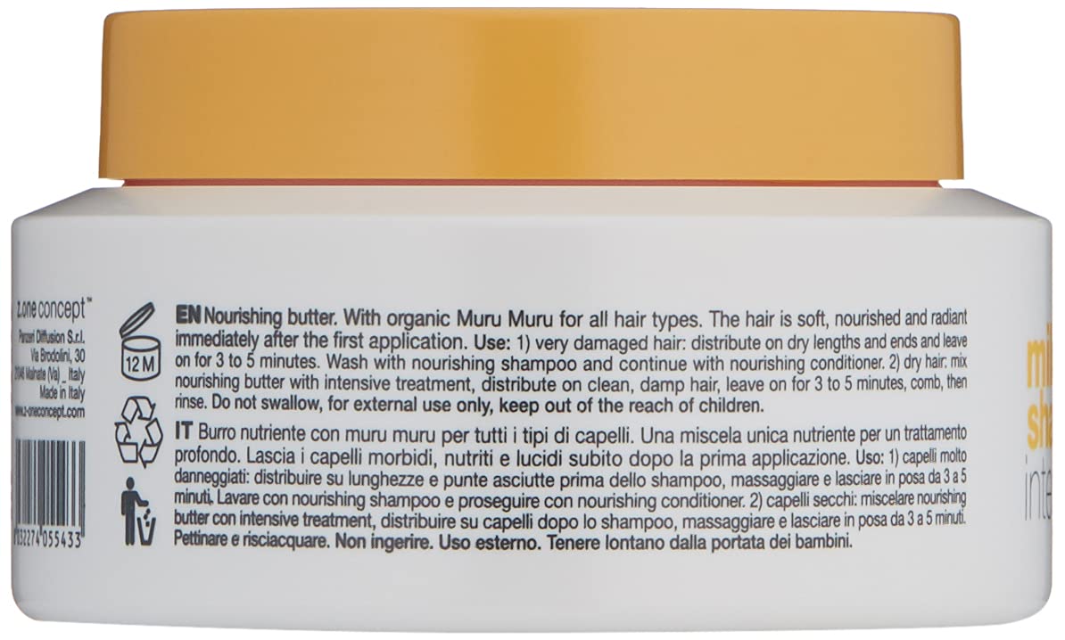 Milk Shake Integrity Nourishing Muru Muru Butter 6.8 oz - Deep Conditioning Hair Treatment for Dry, Damaged & Curly Hair - Perfect for Salon & At-Home Hair Care