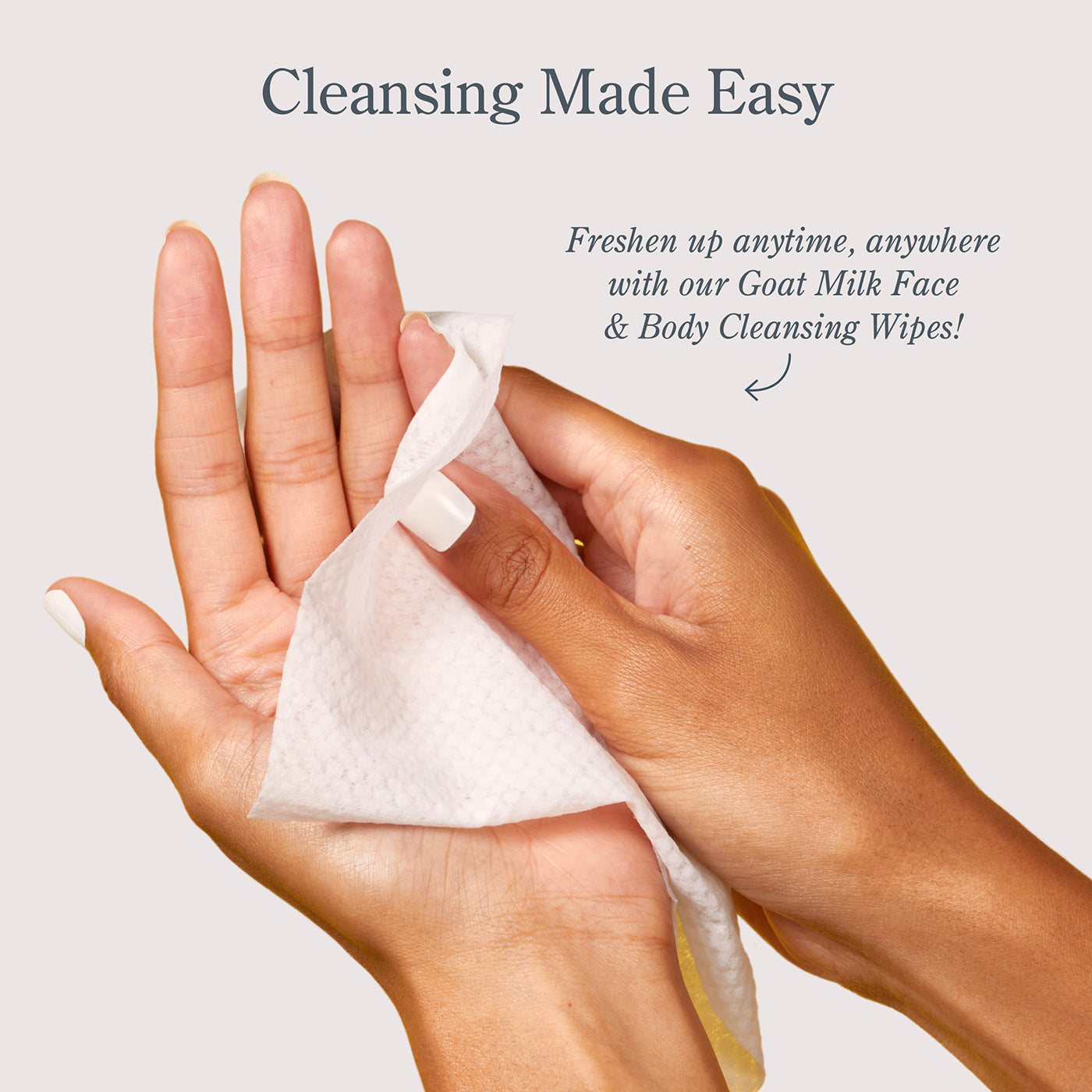 Organic Pistachio & Dark Cherry Facial Cleansing Wipes for Acne-Prone Skin - Gentle Exfoliating & Hydrating Makeup Remover Wipes for Travel & Gym
