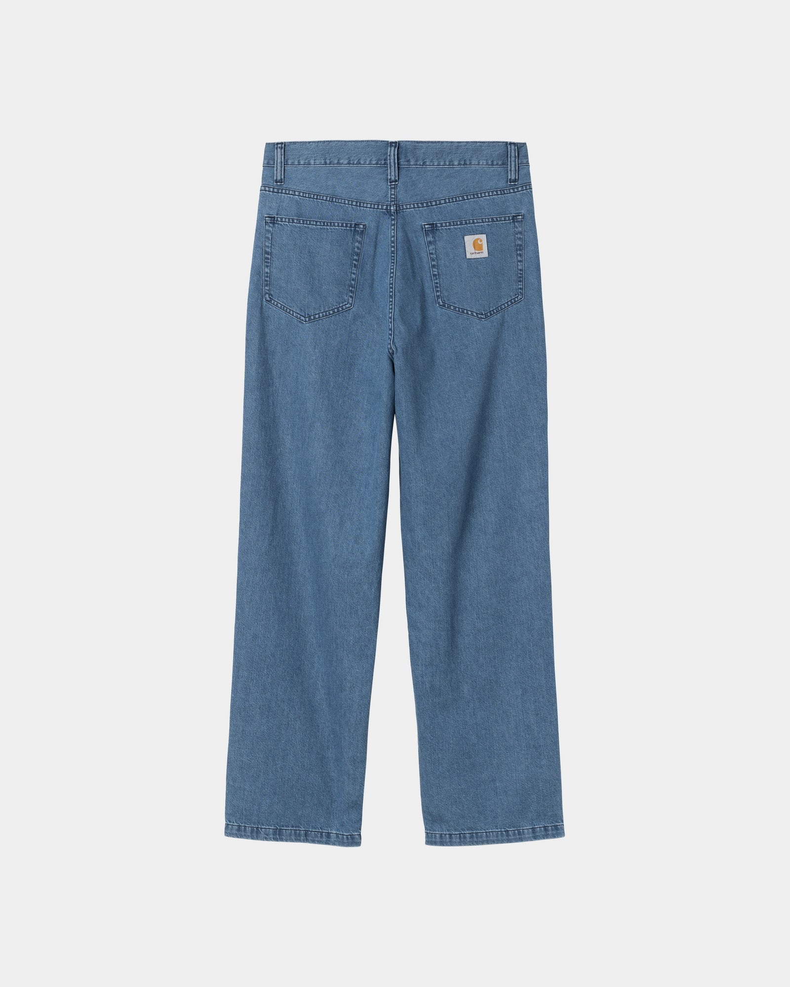 Lucas Men's Blue Stone Washed Denim Pants - Comfortable Casual Jeans for Everyday Wear, Work & Outdoor Activities