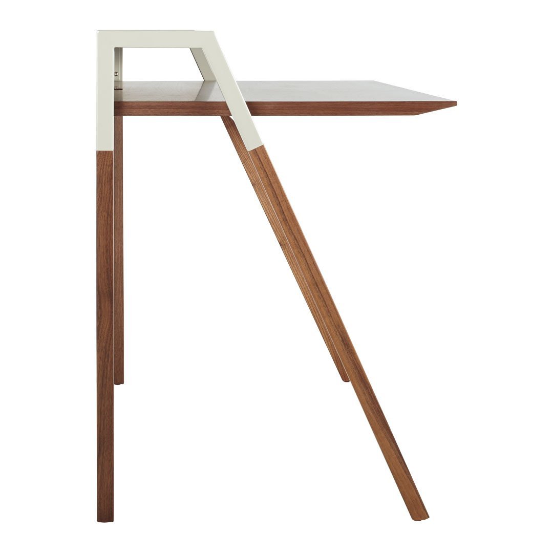 Blu Dot Cant Desk - Modern Minimalist Writing Desk for Home Office, Study & Workspace | Compact Design with Wooden Finish | Perfect for Small Spaces & Apartments