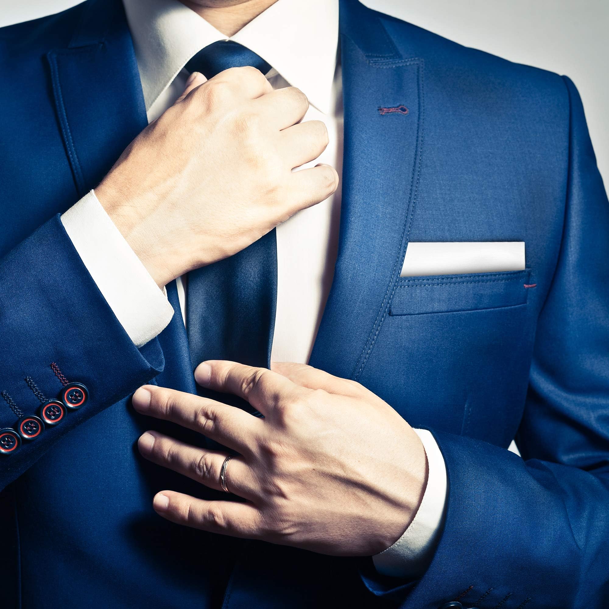 Premium Silk Pocket Squares for Men & Boys - Elegant Luther Pike Pocket Handkerchiefs for Weddings, Business & Formal Events