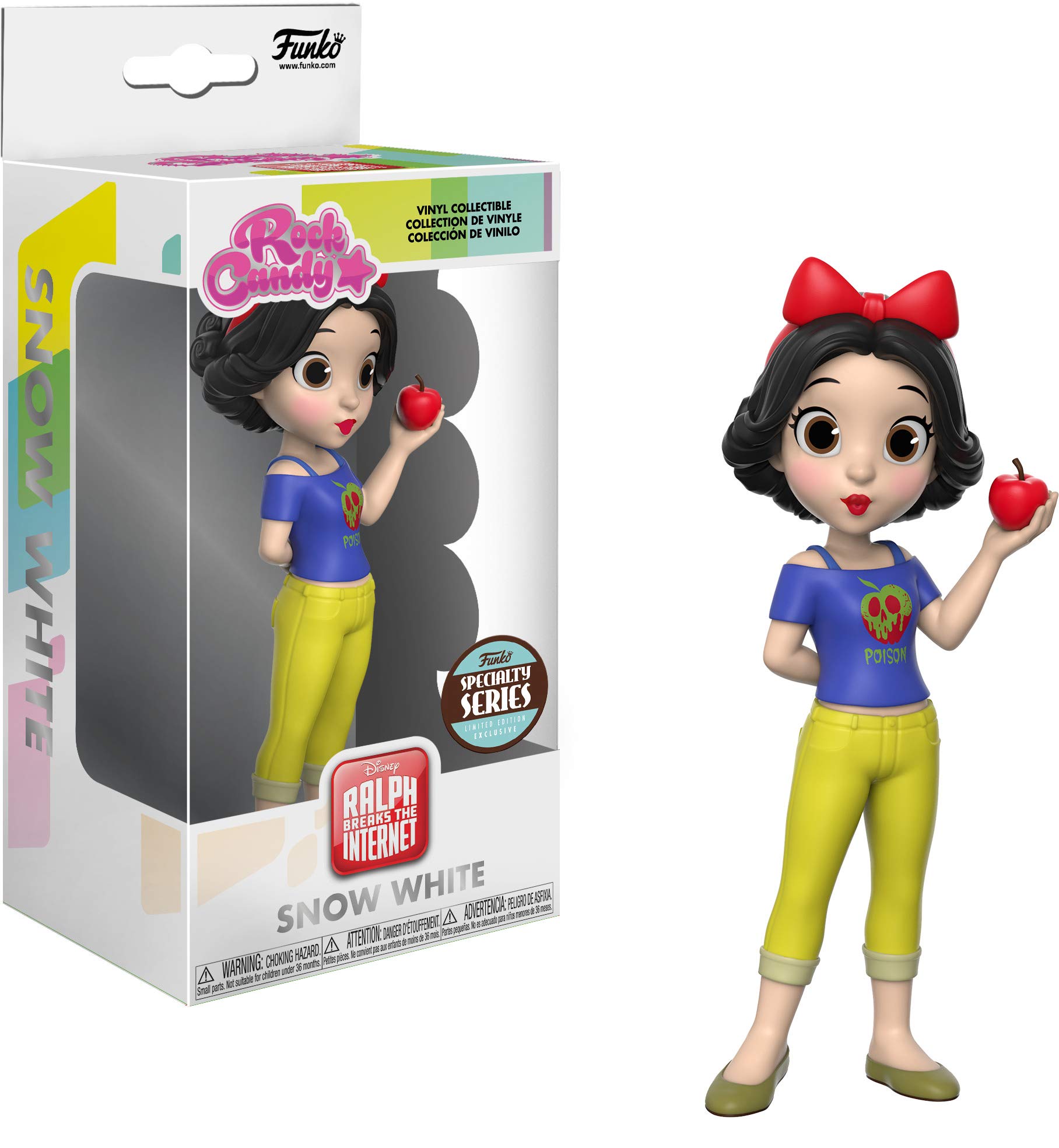 Funko Rock Candy Specialty Series: Comfy Princess - Snow White Collectible Figure | Disney Princess Merchandise for Fans & Collectors | Perfect for Display, Gifts, and Themed Decor