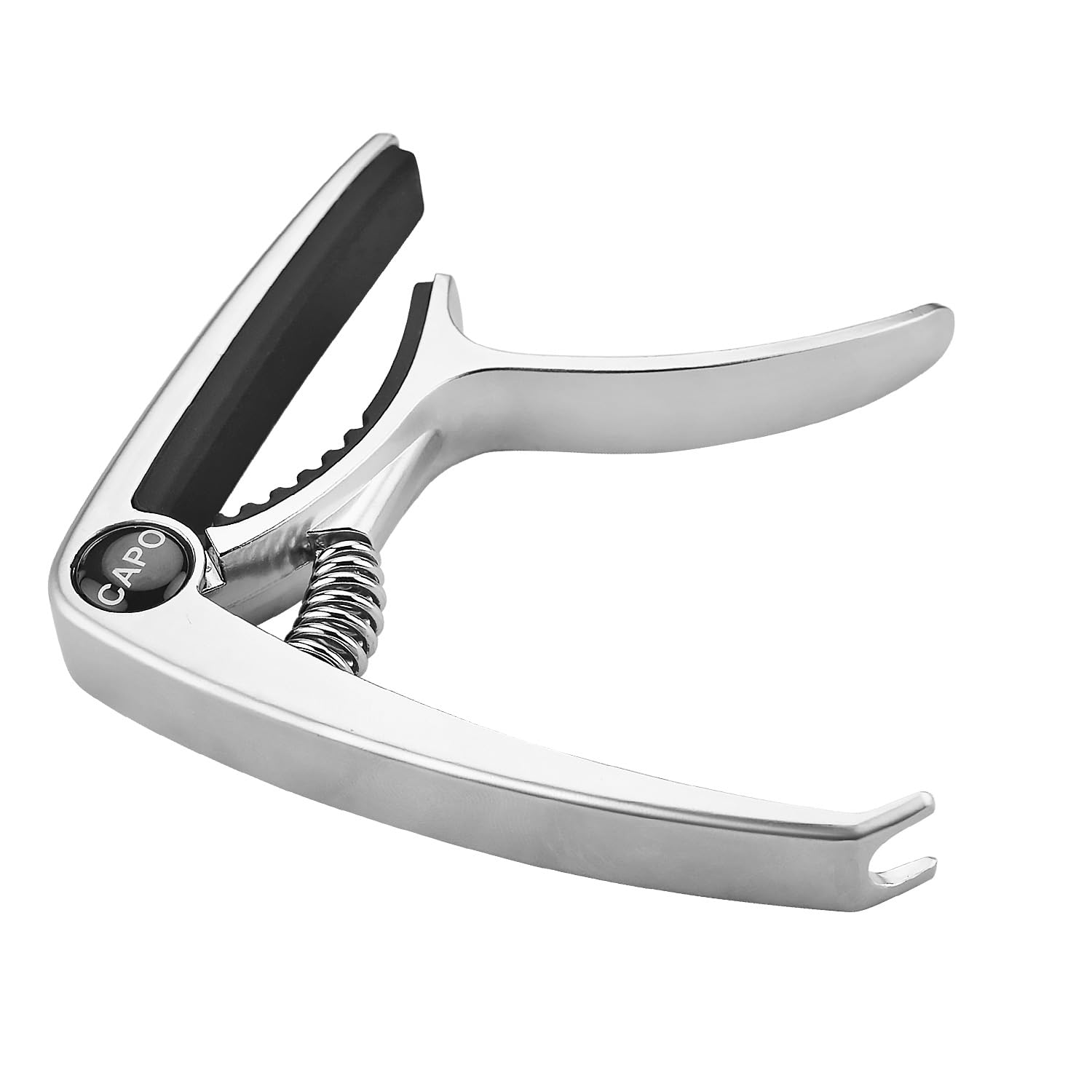 Premium Guitar Capo for Acoustic & Electric Guitars - 6-String Adjustable Clamp (Silver) | Perfect for Live Performances, Studio Recording & Practice Sessions