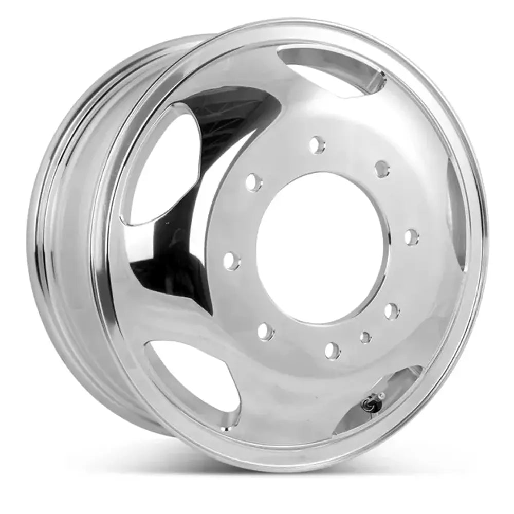2011-2019 GMC Sierra 3500 17-Inch Polished Replica Wheel Rim Replacement (Part# 5519 23465077) - Front Wheel Upgrade for Off-Roading & Truck Customization