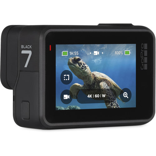 GoPro HERO7 Black 4K Waterproof Action Camera with HyperSmooth Stabilization - Perfect for Vlogging, Surfing, Skiing & Adventure Sports