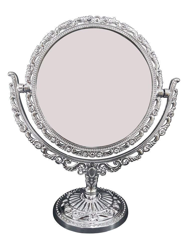 LEYSIN Vanity Makeup Mirror with Stand - Adjustable LED Light, 10X Magnification for Men & Women | Perfect for Jewelry Shops, Home Dressing Table & Gift Giving (1 Pack)