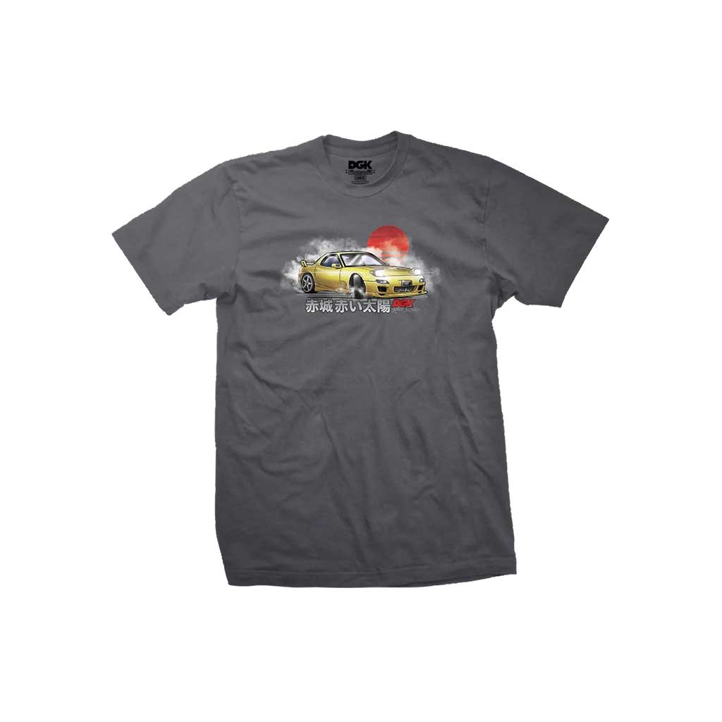 DGK Red Future Graphic T-Shirt - Charcoal Grey | Streetwear Fashion for Men | Perfect for Casual Wear & Urban Outfits