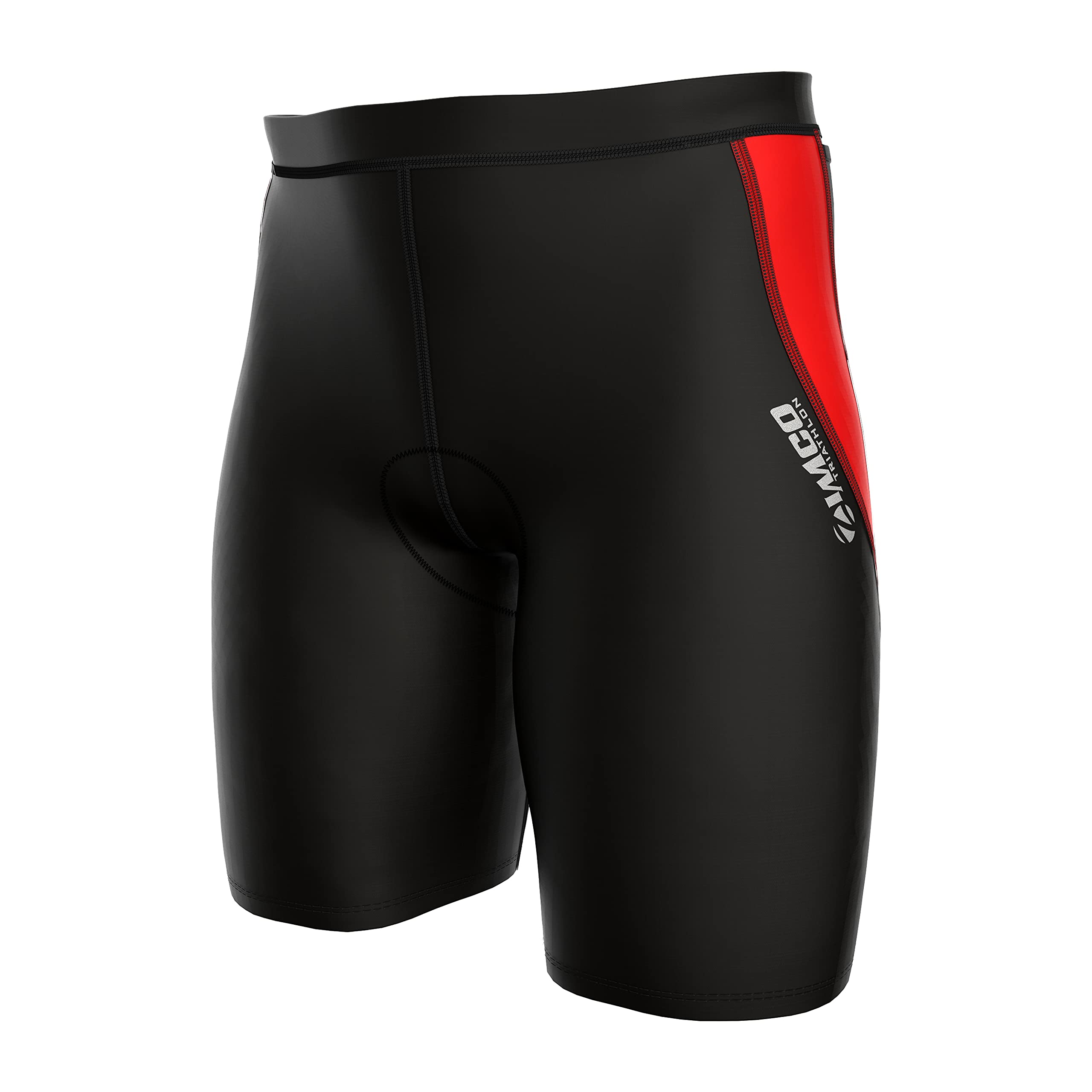 Zimco Men's Performance Triathlon Shorts - Padded Triathlon & Cycling Race Shorts for Comfort & Speed | Ideal for Triathlons, Cycling Races & Endurance Training