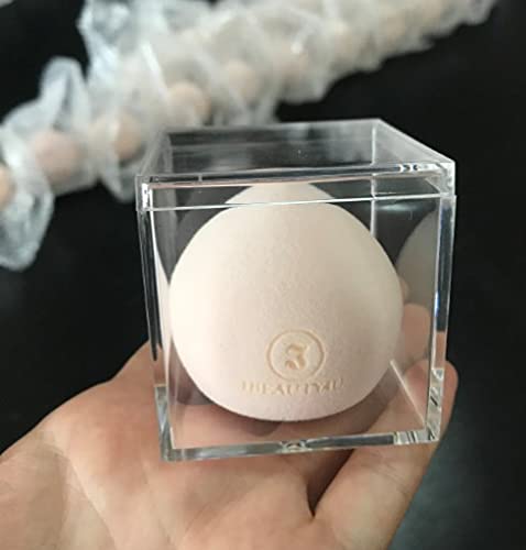 IBEAUTY4U Latex-Free Soft Marshmallow Pink Makeup Sponge - Foundation Blender & Beauty Blender for Flawless Makeup Application - Perfect for Liquid, Cream & Powder Cosmetics