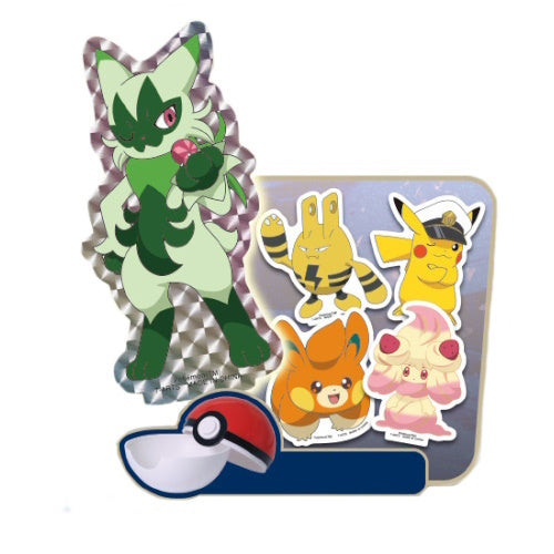 Original Pokemon Monster Ball Sticker Collection - Takara Tomy Official Sticker Set for Scrapbooking, Journaling, and DIY Crafts