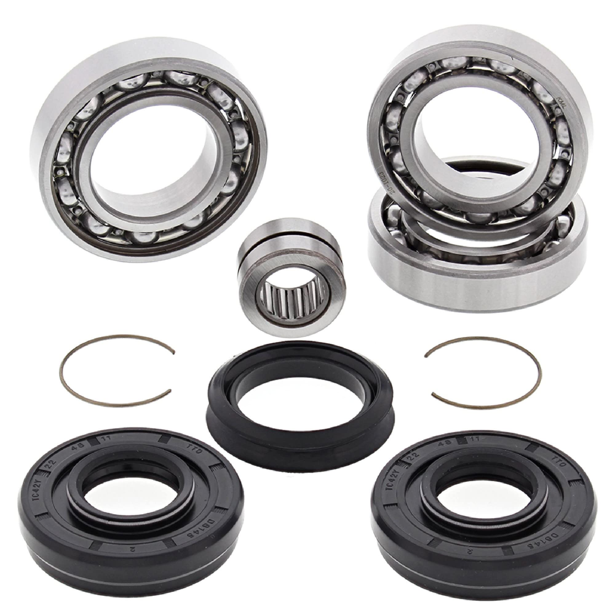 All Balls Racing 25-2046 Differential Bearing and Seal Kit Front - High Performance Replacement for Off-Road Vehicles & Trucks - Perfect for 4x4, ATV, UTV, and Jeep Upgrades