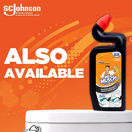 Mr Muscle All-Purpose Cleaner for Toilet, Kitchen, Glass - Powerful Multi-Surface Cleaning for Bathrooms, Kitchens, and Windows | Ideal for Homes, Offices, and Commercial Use