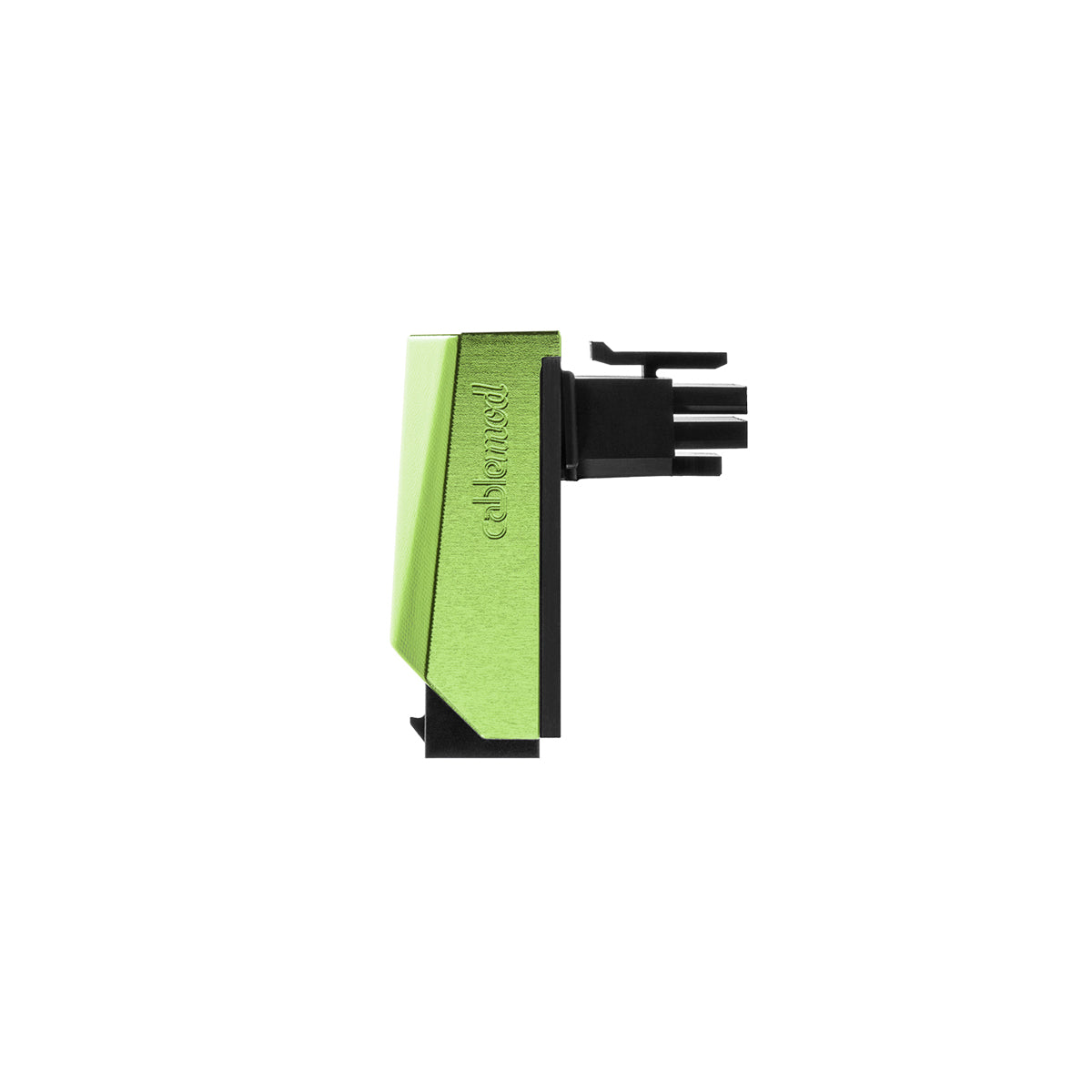 CableMod 12VHPWR 90 Degree Angled Adapter - Variant A (Green) | Right Angle GPU Power Connector for NVIDIA RTX 4090/4080/4070 | Perfect for PC Gaming & Small Form Factor Builds