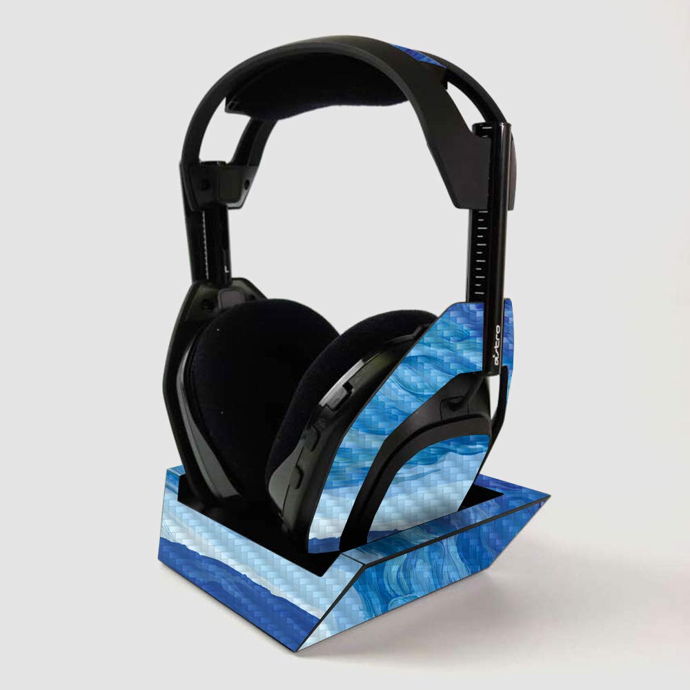 ASTRO Gaming A50 Wireless Headphone & Base Station Carbon Fiber Skin - Protective Durable Cover with Textured Finish | Easy to Apply | Made in USA | Perfect for Gaming, Travel & Office Use